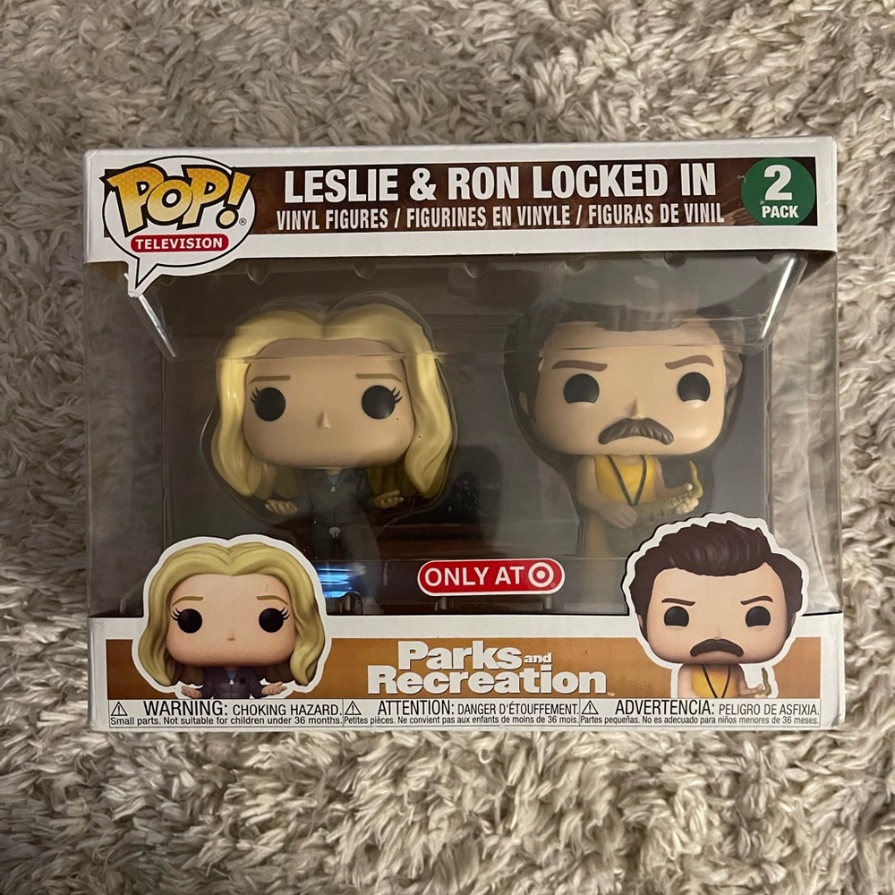 Funko POP! TV: Parks and Recreation - 2pk Locked In Ron & Leslie